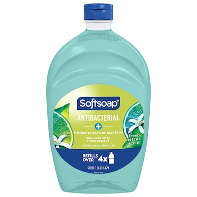 Softsoap Antibacterial Liquid Hand Soap Refill, Fresh Citrus Scent, 50 Fl. Oz. (US05266AEA)