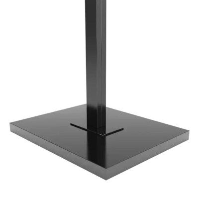 Nahanco 2 Way Rectangular Tubing Garment Rack, Black (B90)