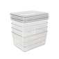 Martha Stewart Brody Stackable Plastic Storage Organizer, Clear, 4/Set (GSBAYM0164CLR)