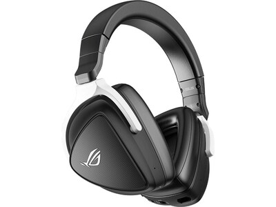 Asus ROG Delta S Wireless Noise Canceling Bluetooth Gaming Headset, USB Type-C, Black/White (ROGDELTASWIRELESS)