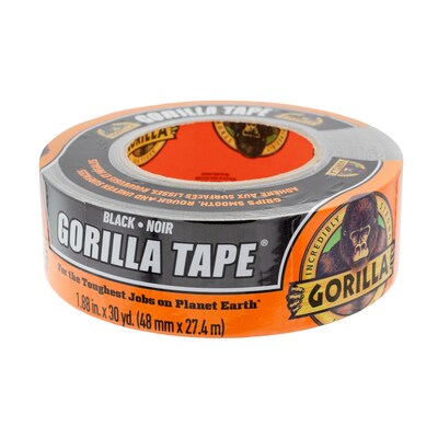 Gorilla Duct Tape, 1.88 x 30 yds., Black (105629)