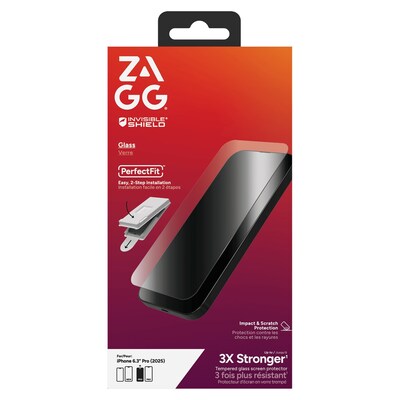 Zagg Glass Elite Anti-Glare Tempered Glass Screen Protector for iPhone 17 Pro (200118721)