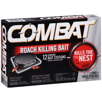 Combat Roach Killing Bait Stations for Roaches, 12/Box (DIA05701)