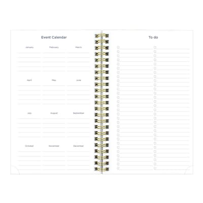 2026-2027 Blueline Academic 8" x 5" Weekly & Monthly Planner, Poly Cover, Splash Raindrops  (CA114PI.01)