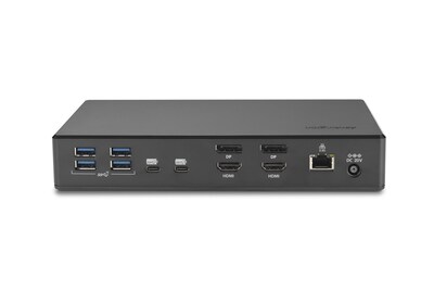 Kensington SD4880P EQ USB-C 10Gbps Quad Video 17-in-1 Driverless Docking Station, 100W Power Delivery (K34113NA)