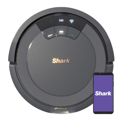 Shark ION Cordless Robotic Vacuum, Bagless, Ash Gray (AV753)