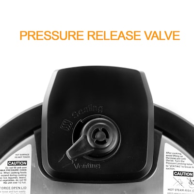 MegaChef 6-Quart Digital Electric Pressure Cooker, Silver (937111967M)