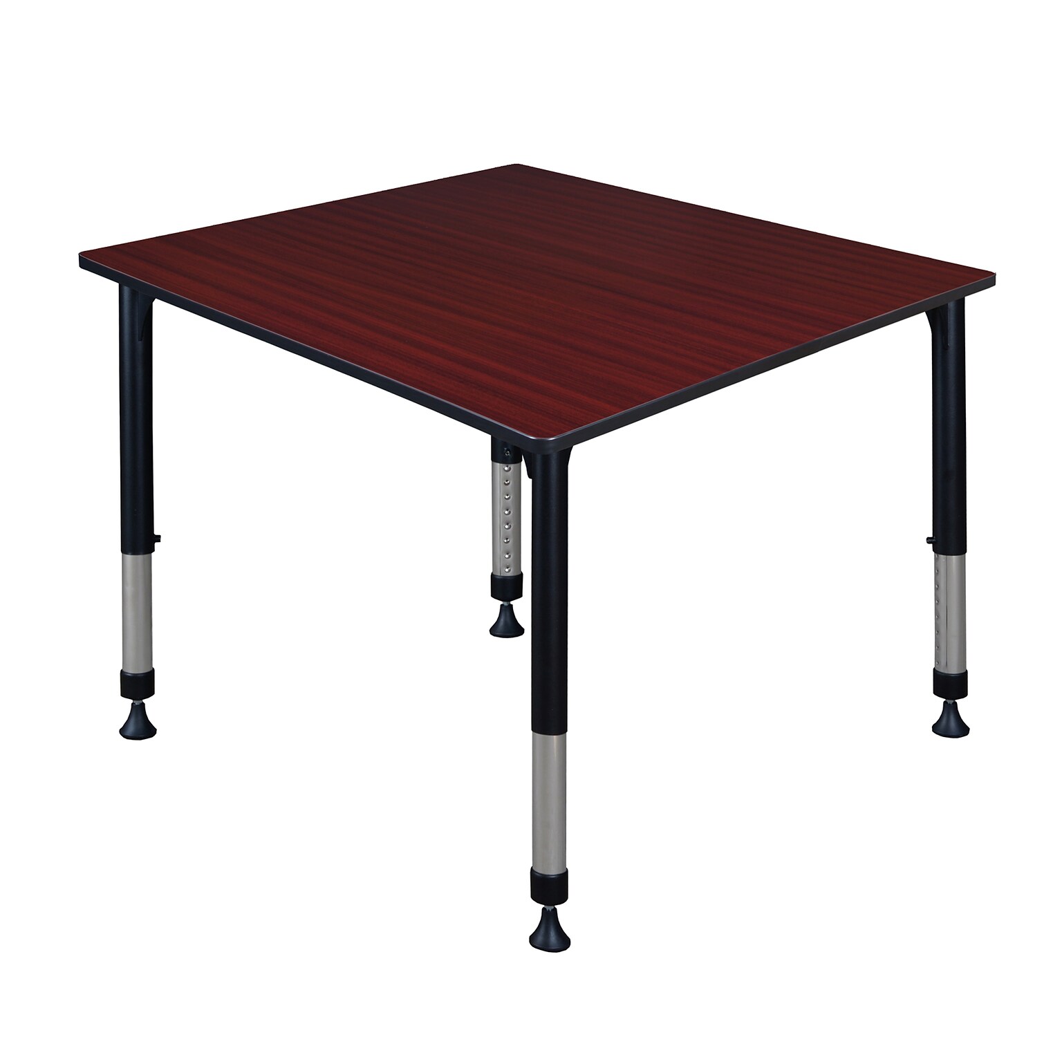 Regency Square Activity Table, Height Adjustable, Mahogany (TB4848MHAPBK)