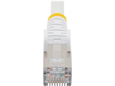 StarTech 10' CAT-6a Ethernet Cable, 27AWG, White (NLWH-10F-CAT6A-PATCH)