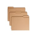 Smead File Folder, 1/3-Cut Tab, Letter Size, Kraft, 50/Box (10830)