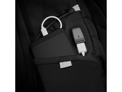 CODi Ferretti Pro 17.3" Polyester Laptop Backpack, Black (FER706-4)