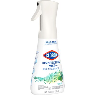 Clorox Disinfecting Multi-Surface Mist, Eucalyptus/Peppermint Scent, 16 Fl. Oz. (60152)