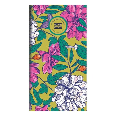 2027 TF Publishing Maximal Mirage 3.5 x 6.5  Monthly Standard Planner, Paperboard Cover, Multicolored (27-7030)