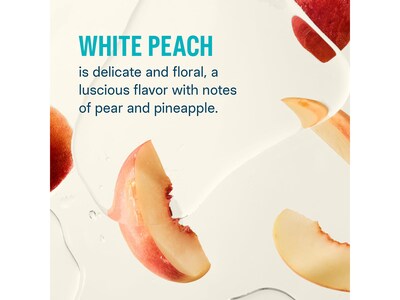 LIQUID I.V. Hydration Multiplier Sugar-Free White Peach Electrolyte Drink Mix, 0.45 oz., 15 Sticks/Pack (LVM-1519)