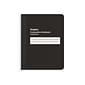 Staples Composition Notebook, 7.5" x 9.75", College Ruled, 80 Sheets, Black, 4/Pack (ST58293)