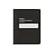 Staples Composition Notebook, 7.5 x 9.75, College Ruled, 80 Sheets, Black, 4/Pack (ST58293)