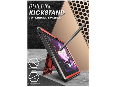 SUPCASE Unicorn Beetle Pro Rugged Case for Galaxy Tab S8 Ultra, Metallic Red (Red SUP-2022TabS8Ultra-14.6-UBPro-SP-Ruddy)