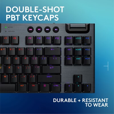 Logitech G Series G915 X LIGHTSPEED TKL Wireless Tactile Gaming  Keyboard, Black (920-012715)