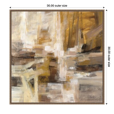 Amanti Art October Sunshine by Silvia Vassileva Framed Canvas Wall Art Print, 30" x 30" (A42678302720)