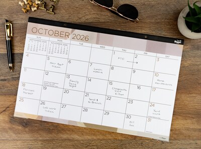 2026-2027 Overland Travelware 17 x 11 Monthly Desk Pad Calendar (90716)