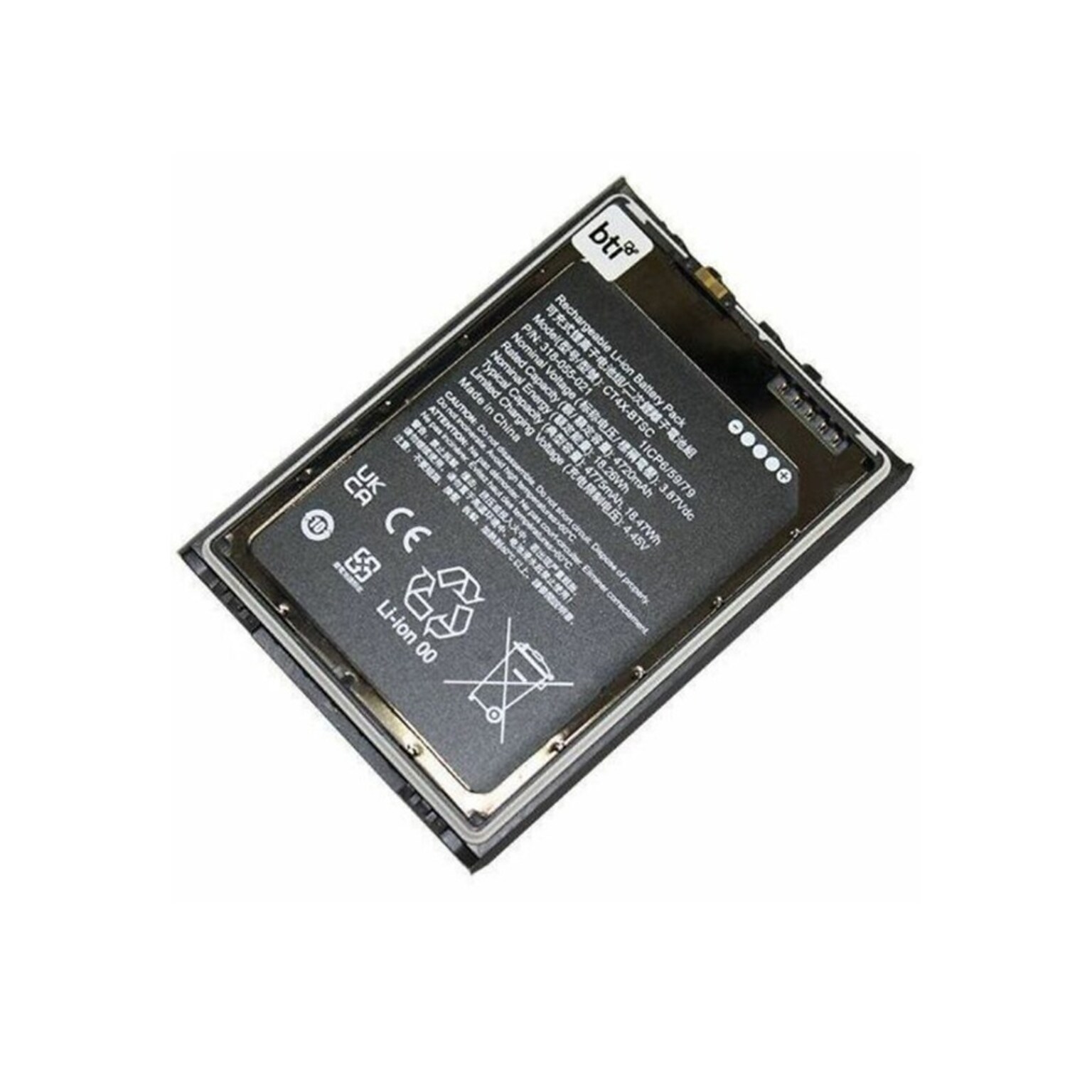 BTI CT4X-BTSC-001-BTI Battery, Handheld