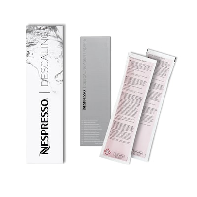 Nespresso Machine Descaling Solution Packets, 100 mL, 2/Pack (142420)