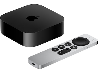 Apple TV 4K, Wi-Fi + Ethernet, 128GB, Black (MN893LL/A)