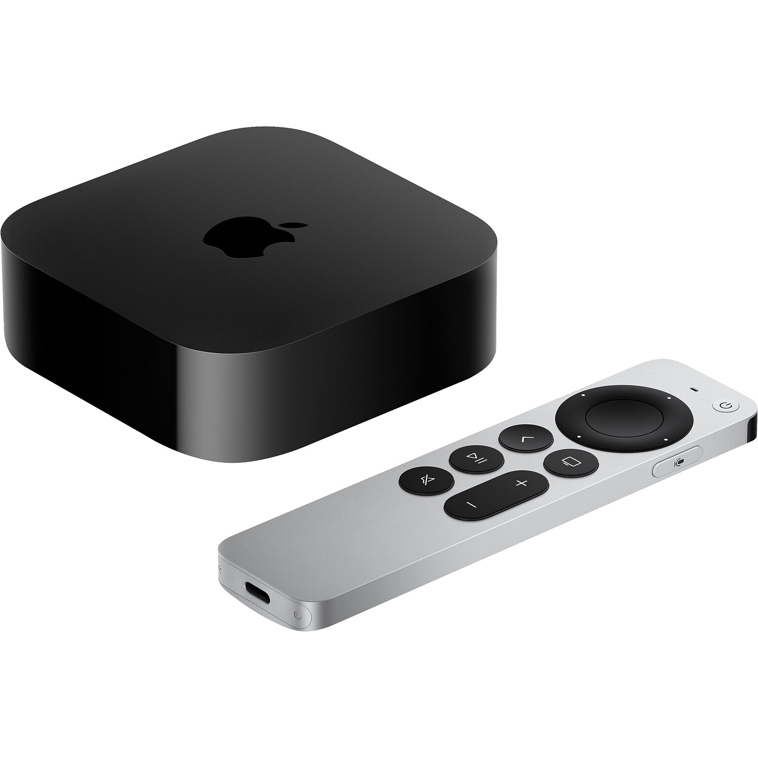 Apple TV 4K, Wi-Fi + Ethernet, 128GB, Black (MN893LL/A)