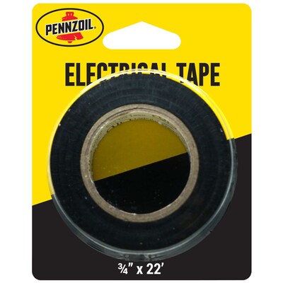 Pennzoil Electrical Tape, 0.75 x 22, Black, 12 Rolls/Pack, 12 Packs/Carton (14701)