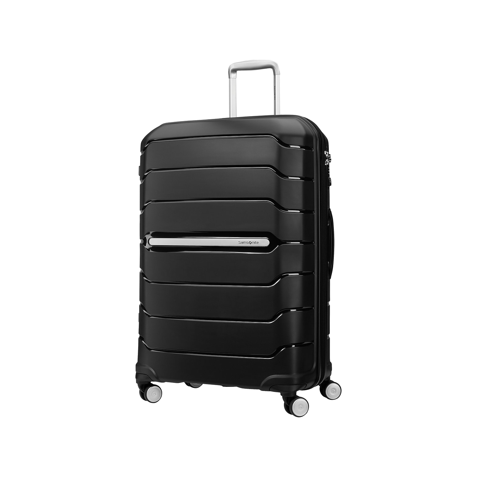 Samsonite Freeform 31.1 Hardside Suitcase, 4-Wheeled Spinner, TSA Checkpoint Friendly, Black (78257-1041)