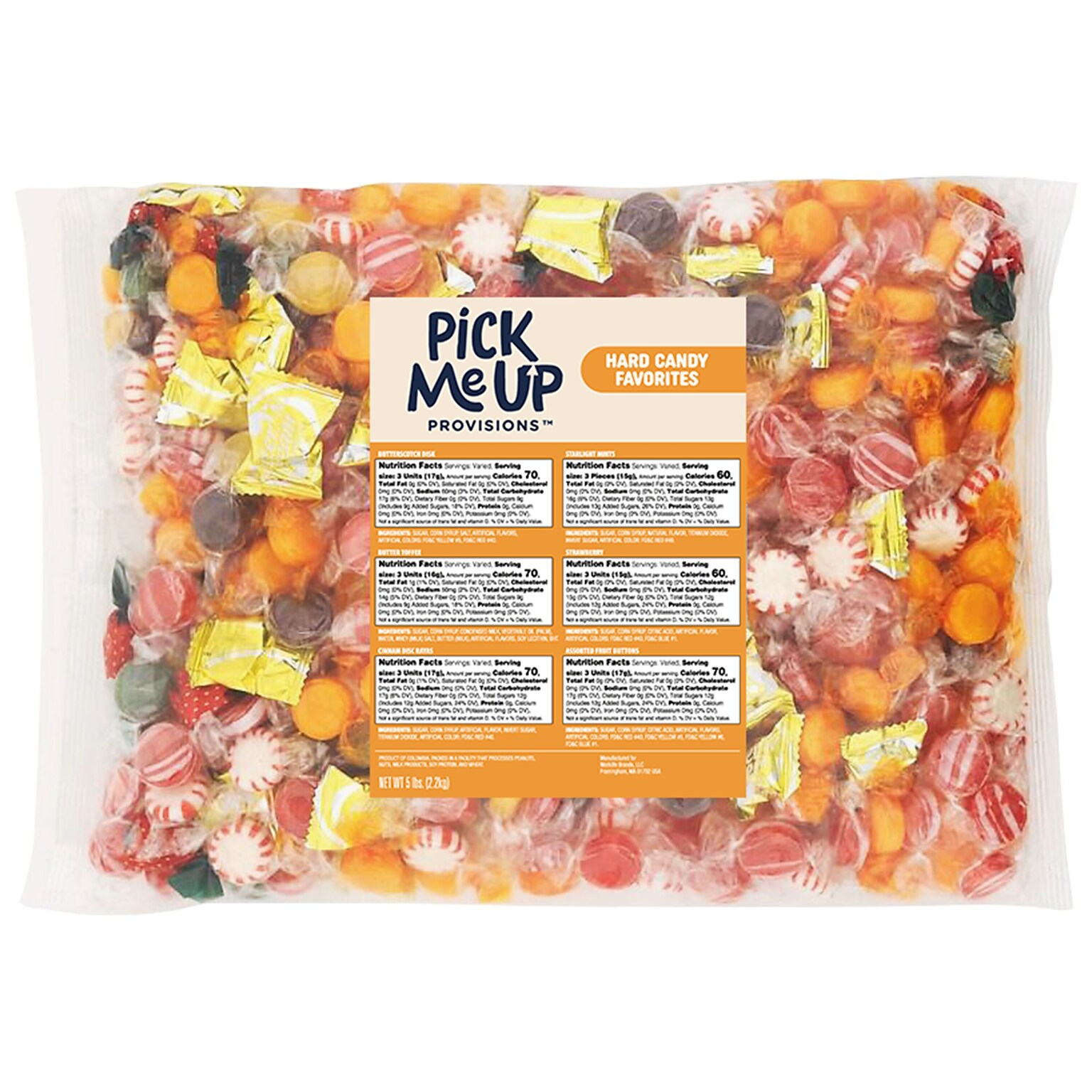 Pick Me Up Provisions™ Candy Favorites Hard Candy, Assorted Flavors, 80 oz., (MYS23910)