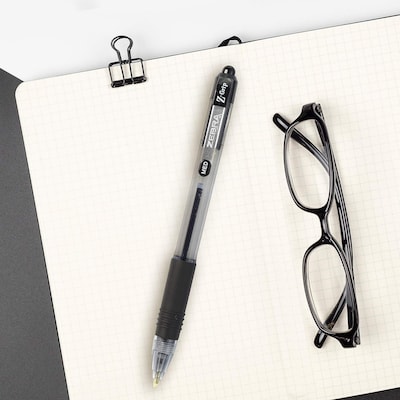 Zebra Z-Grip Retractable Ballpoint Pen, Medium Point, 1.0mm, Black Ink, 24 Pack (12221)