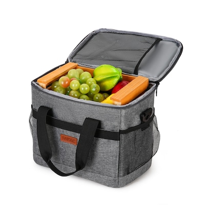 Dukap ICY Insulated Polyester Cooler, Gray (CDKICY09GRE)