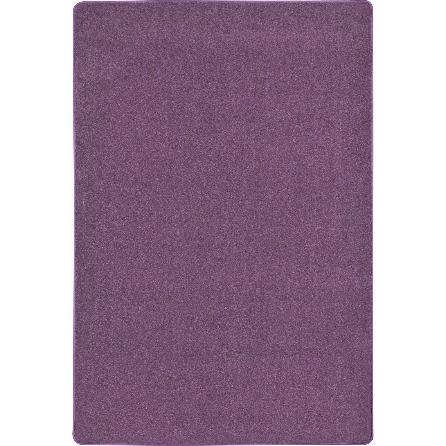 Joy Carpets Endurance Polyester 12 x 76 Machine Tufted Rug, Purple (80S-08)