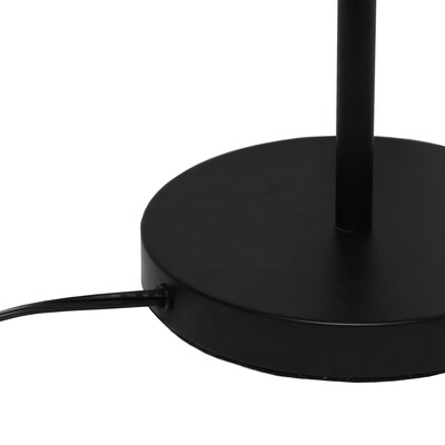 Lalia Home Black Matte Light Beacon Table Lamp with Clear Glass Shade (LHT-5027-BK)
