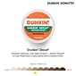 Dunkin' Decaf Coffee, Medium Roast, 0.37 oz. Keurig® K-Cup® Pods, 22/Box (400846)