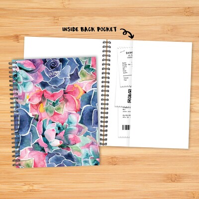 2026 Willow Creek So Very Succulent 8.5" x 11"  Weekly & Monthly Planner, Paperboard Cover (57377)