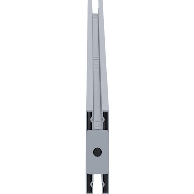 Lorell Aluminum Double-Wide Horizontal Panel Strip, Silver (LLR90274)