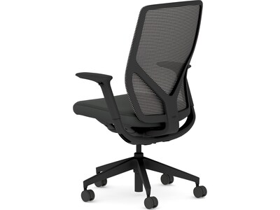 HON Flexion Fabric/Mesh Swivel Task Chair, Black (HFXT1.F0.STC.A.H.IM.UR10.NL.SB.T)