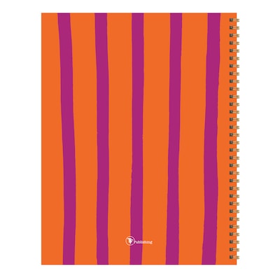 2026-2027 TF Publishing Statement Stripe 9" x 11" Academic Weekly & Monthly Planner, Paperboard Cover (AY27-9704)