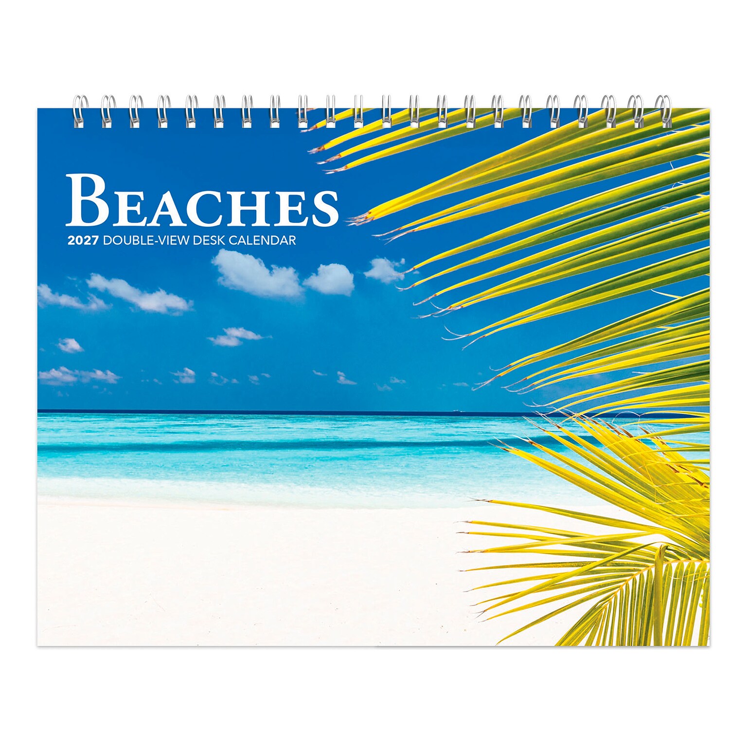 2027 BrownTrout Beaches 7.5 x 6 Monthly Wall Calendar, Assorted Colors (9798330709366)