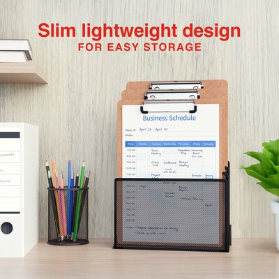 Staples® Hardboard Clipboard, Letter Size, Natural Brown (ST44292-CC)