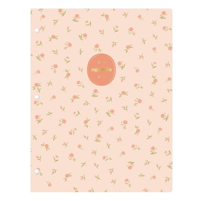2026-2027 Blue Sky Sincerely Jules Cami Peach 8 x 11 Academic Year Monthly Planner, Plastic Cover (161385)