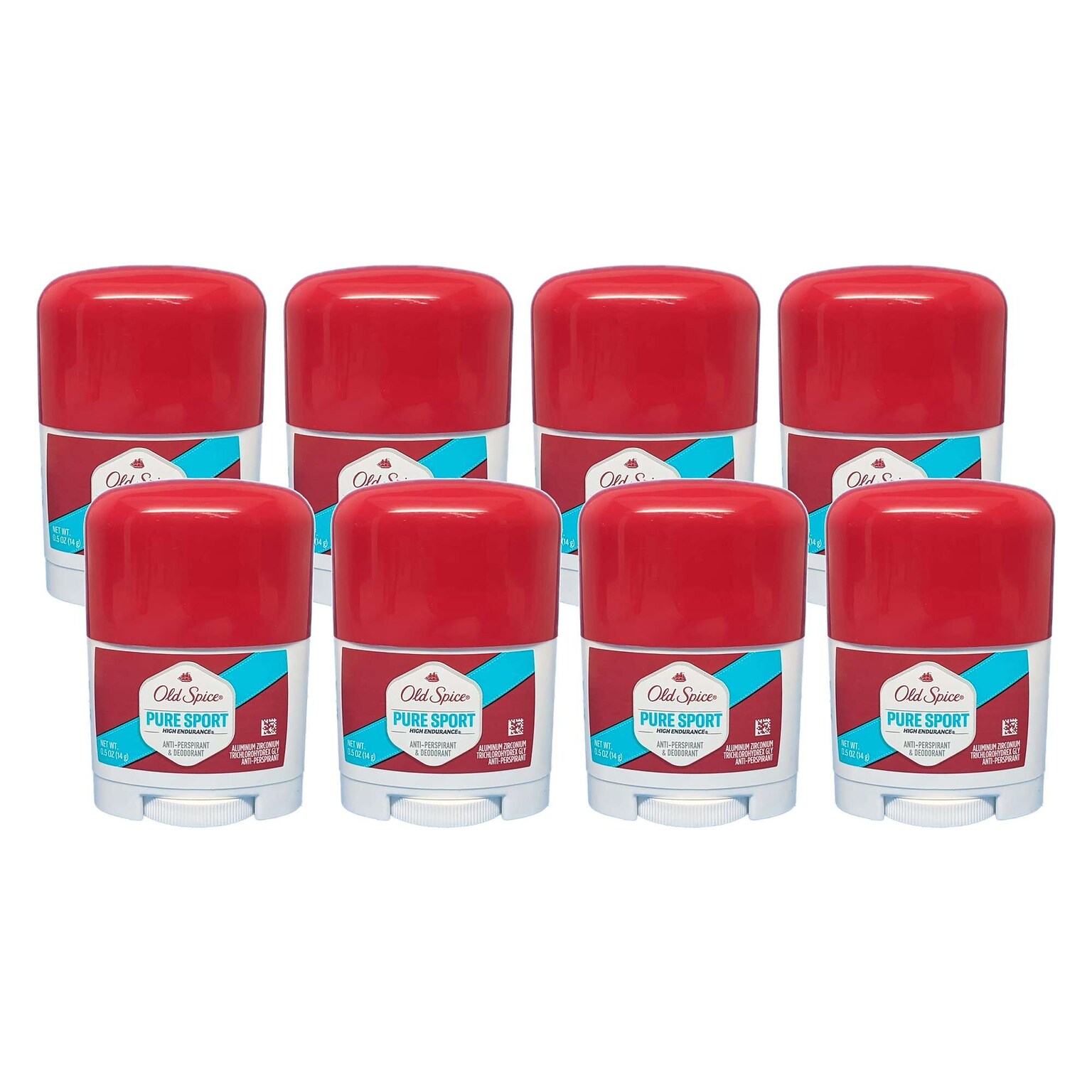 Old Spice High Endurance Antiperspirant, 0.5 oz Stick, 8 Sticks/Bag, 18 Bags/Carton
