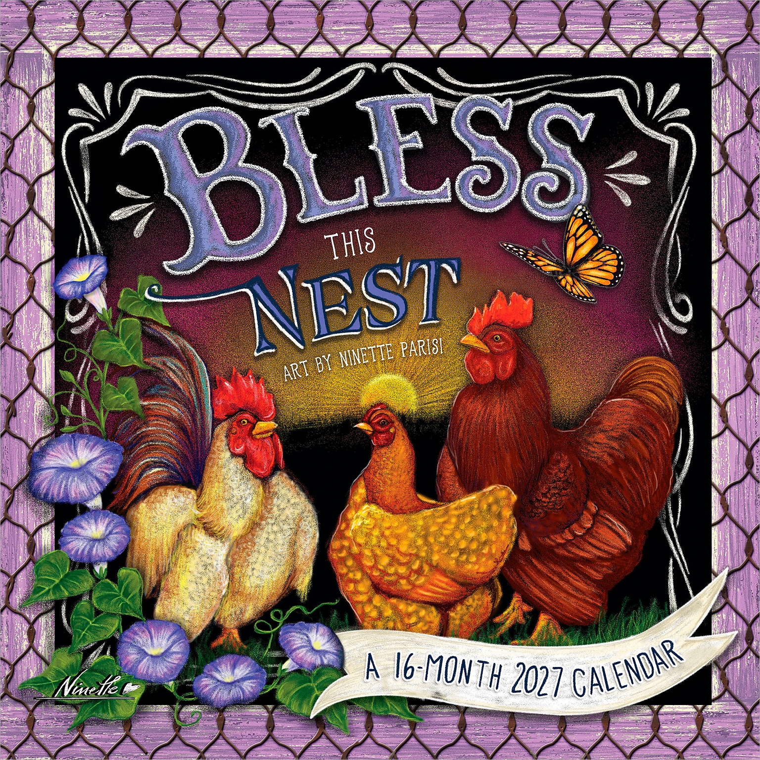 2027 BrownTrout Bless This Nest 12 x 12 Monthly Wall Calendar (9781773728841)
