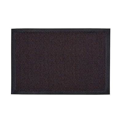 Floortex Doortex Meshmat Indoor Entrance Mat, 24 x 16, Metallic Blue & Orange (NREMFLYV0017)