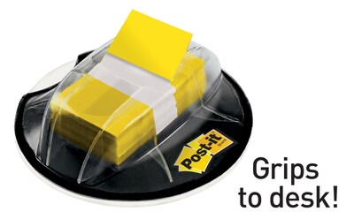 Post-it® Flags, 1" Wide, Yellow, 200 Flags/Pack (680-HVYW)