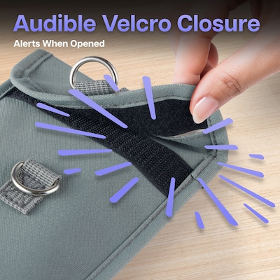 Luxor CellGuard Phone Pouch, Gray (CHZZ003)