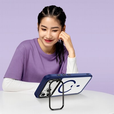 SaharaCase Raider Series MagSafe Phone Case for iPhone 17 Pro, Shock Absorbing, Night Sky Blue (CP00981)