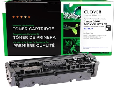 Clover Imaging Group Remanufactured Black High Yield Toner Cartridge Replacement for Canon 046H (1254C001)